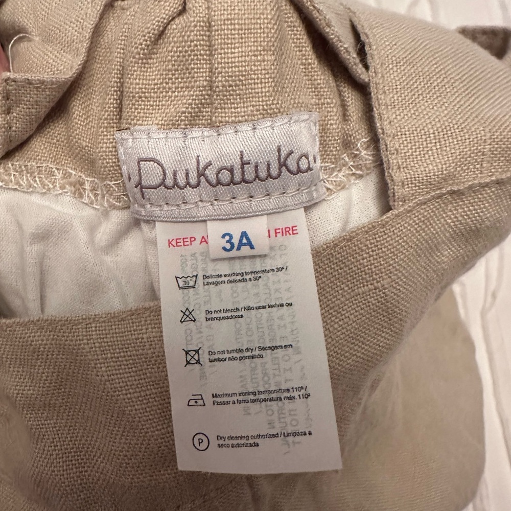 Beige H bar dungarees & shirt - Picture 6 of 6